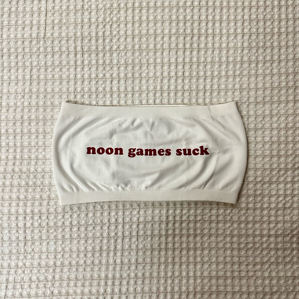 Noon Games Suck Tube Top